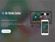 Tablet Screenshot of airmediacenter.com